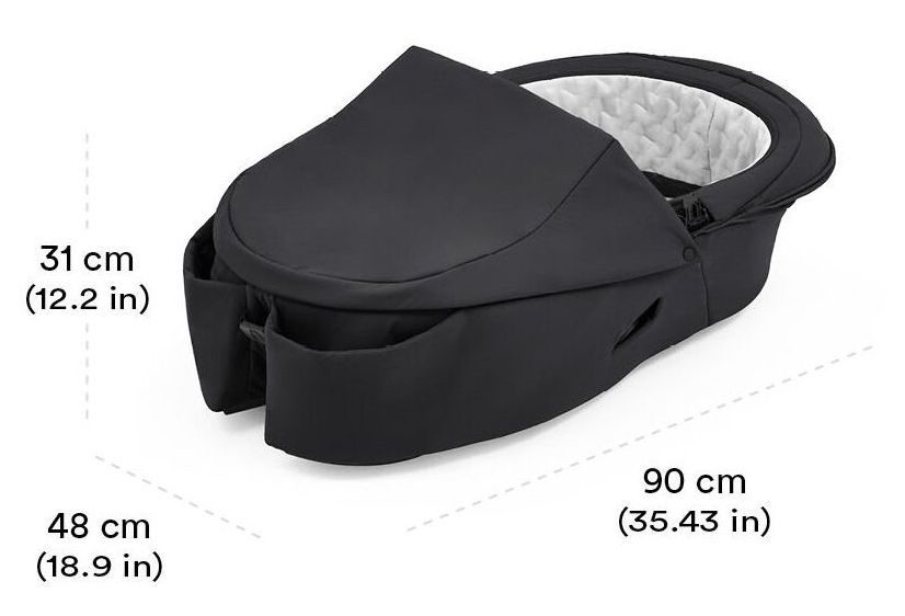 Stokke Xplory X Carry Cot - Dimensions